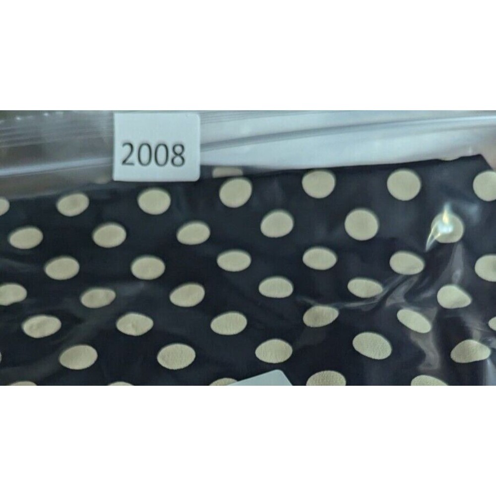 Kate Spade Women Dress Size 00 Hailee Silk Sleeveless Shift Pleated Polka Dot - Picture 12 of 12